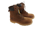 Carhartt Men s Waterproof Safety Toe Brown Leather Work Boots  New  Size 12d