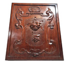 Scroll Leaves Wood Carving Panel 23 82 In Antique French Architectural Salvage