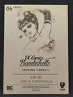 2018 Cryptozoic Dc Bombshells Series Ii Zatanna  06 O y