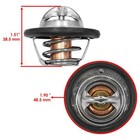 Caltric Cooling Thermostat For Honda 19300-hn2-003   Foreman Rubicon 500