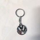 Volkswagen Metal Key Chain Keyring Fob Silver