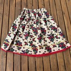 Traditional Authentic Linen  Hand-made Girl   s Polish Folk Skirt