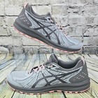 Asics Womens Frequent Trail Running Shoes Athletic Sneaker Size 10 Gray 1012a022