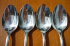 Lot Of  4  Vintage Wm A Rogers Sectional Oneida Ltd Rio Silverplate 6  Teaspoons