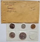 1959 Franklin Us Proof Set  5 Coins With Original Government Envelope