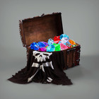 Jollylife 36pcs Acrylic Diamond Gems Jewels Pirate Treasure Chest Hunt Party Fav