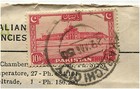 Pakistan  Air Mail From Karachi City  Mar 1950  Stamp 10 As M