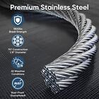 1 8  Deck Railing Cable With Cutter  Premium Stainless Steel Wire Rope Aircraft