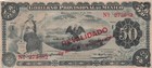 Mexico   Mexico  50  Pesos 17 12 1914  Series  E  Uncirculated Banknote Xx F