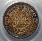 1858 Ngc Au58 Seated Liberty Half Dime