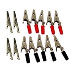 14x Multimeter Test Leads For Fluke Meter Electrical Alligator Clip Probes