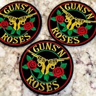 New Guns N  Roses  Black yellow 3  X 3  Inch Iron On Patch  Nice 