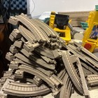 Huge Fisher Price Geotrax Geomotion  Town Railway Lot