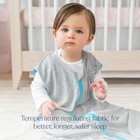 Halo Sleepsack Ideal Temp  Baby Wearable Blanket  Tog 1 0  Navy orange  Small