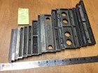 Metal Letterpress Furniture - 18 Pieces  All Metal - Lot S