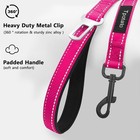 6 Foot Fuchsia Dog Leashes For Lar Medium And Small Breed Dogs That Pull