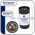 Appli Parts Con-88-250 Motor Start Capacitor 80-108 Mfd Uf  250 Vac  Universal F