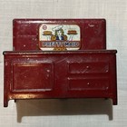 Vintage Small Metal Pretty Maid Stove   Child  Toy 