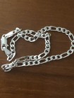 Beautiful New Italian Figaro Anklet bracelet Sterling 9    3 6g