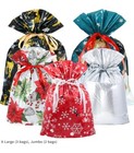 Drawstring Holiday Gift Bags  29  Various Sizes
