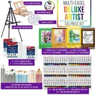 U s  Art Supply 133-piece 133-piece Complete Artist Set With 2-easels  Brown 