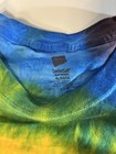 New Orleans French Quarter Tie Dye Embroidered Nola Rainbow Tee Xl