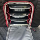 6 Pack Fitness Bag Six Pack Travel Innovator 4 Meal Prep Gym Bag Black Red 