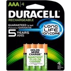 4 pack Duracell Aaa Rechargeable Batteries Aaa4 1 2v Nimh  4x1  Dx2400
