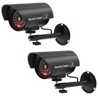  Bullet Dummy Fake Surveillance Security Cctv Dome Camera Indoor Outdoor Black