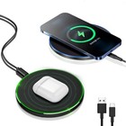 Us 30w Wireless Charger Metal Fast Charging Mat Pad For Iphone 17 16 15 14 13 Xs