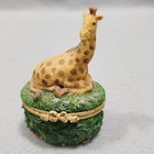 1998 Giraffe Hinged Miniature Trinket Box Figurine By Ranger International Corp