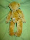 Ty Attic Treasures 1991 Plush 1st Gen Clifford Jointed Gold 11  Teddy Bear W bow