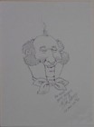 Rick Geary Original Art  Signed  Dicken s Man  9x12  Sketch  More In Store