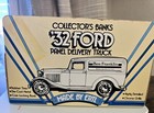 Ertl 32 Ford Panel Delivery Truck Collectors Banks Die-cast 1 25 Scale 1986 9157