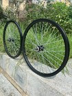 Cdh 26 Inch Bicycle Wheel Rims Double Layer Alum Alloy - 10g 36 Spokes Wheelset