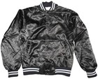 Vintage 1970s Shaker Peaches   Herb World Tour Satin Bomber Jacket Medium