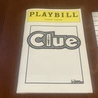 Clue Off-broadway Musical Playbill W  Interactive Card Rare Aug 1997 Players