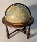 Vintage Replogle 12  World Globe Premier Series Light Up On Stand Ussr Free S h