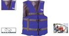 Lightweight Nylon Life Jacket - Open-sided Design For Boating   Swimming Safety