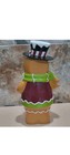 Led Lighted Gingerbread Boy Shorty Statue 18  Tall No Box 