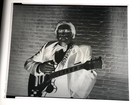 B b  King Iconic Blues Guitarist 1980 s Vintage 8x10 Studio Photo Negative 