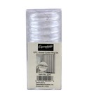 12 Piece Plastic Locking Hook Set Easy Gliding Shower Curtain Rings Clear