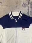 Vtg 1970   s Fila Oceana Bjorn Borg Track Jacket Navy Wool Rare Model Usa 38 Italy