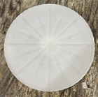 Vintage Anchor Hocking White Milk Glass Cake Pie Plate Stand Pedestal Mcm         