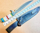 Impact Cutlery Custom Fixed Blade Knives New Unused 14  Handcrafted Bowie Knife