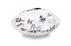 2012 Texas Tech Red Raiders Authentic Signed Ncaa Team Football W cert  a3 