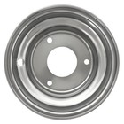 6 Inch Atv Wheel Rim Silver 3 Lug 145 70-6 Tire Rim For Go Kart Utv Drift Trike