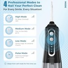 Water Flosser For Teeth Cleaning Portable Cordless Oral Irrigator350ml  4 Modes