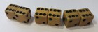 Three Pair Butterscotch Bakelite 1 2    Vintage Dice  tested 