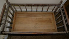 Antique Primitive Wood  Baby Cradle Crib Or Bed Must See  